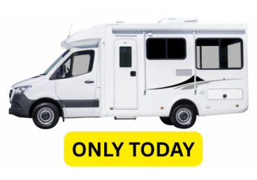 4 Seatbelts (2 with child seat anchors in the rear); 4 adults OR 2 adults + 2 children; Bedding, linen & kitchen equipment included; 2 double beds; Toilet and Shower; Driver’s cab air-con & heating; Power Steering; Interior Height 2.00 - 2.15m