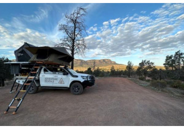 Our premium vehicles are automatic, airconditioned, diesel 4WD Toyota Hilux's with all terrain tyres and aluminium canopy with dual rooftop tents. You are able to drive our vehicles on various roads outlined in our terms and conditions for a fraction of the cost.