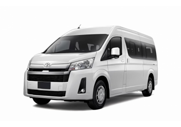 12 passenger seat van, 5 doors, air conditioning