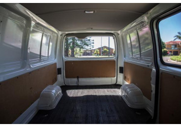 2 SEATER HIACE VAN NO BEDS INSIDE. IT WILL BE EMPTY. WE DO NOT PROVIDE A TENT OR MATS TO SLEEP IN WHILE ON HIRE. 
